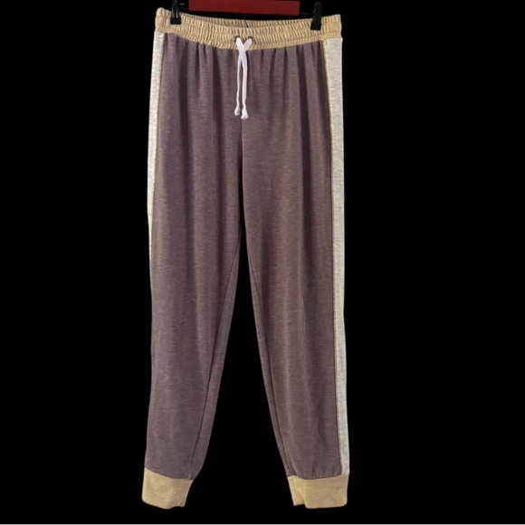Mystree Pants - Mystree Color block Soft Sweatpants EUC